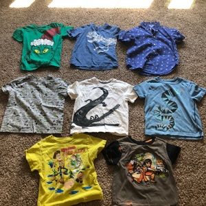 8 boys 4T shirts